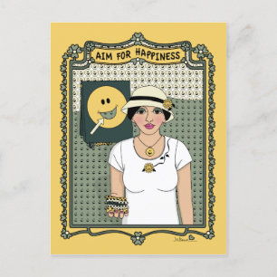 Aim For Happiness_C_ Postcard