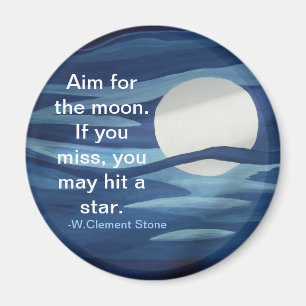 Aim for the Moon magnet