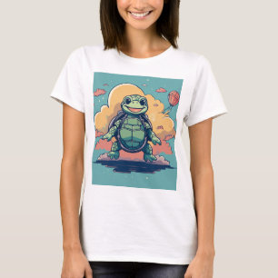 **"Aim High Baby Turtle T-Shirt – Minimalist Rocke