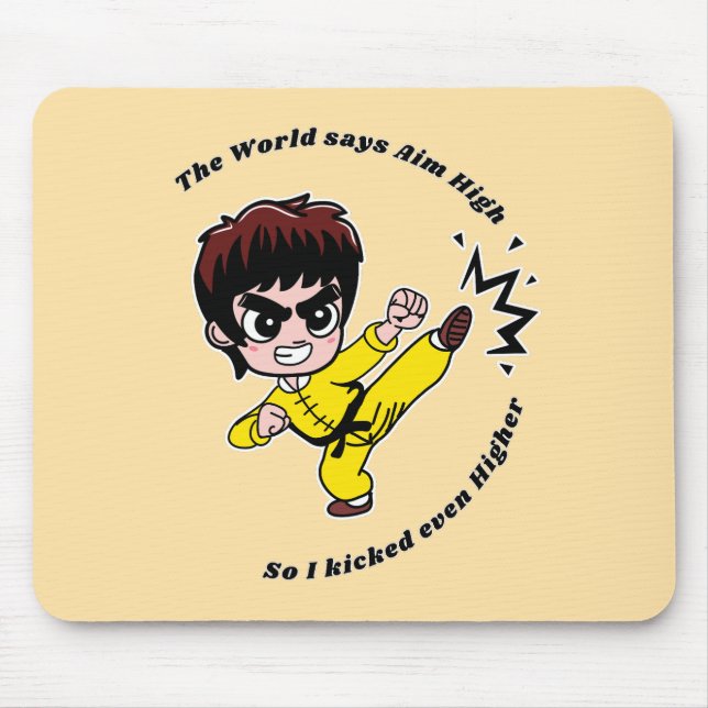 Aim High Motivational Mouse Pad (Front)