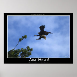 AIM HIGH ~ Motivational Poster