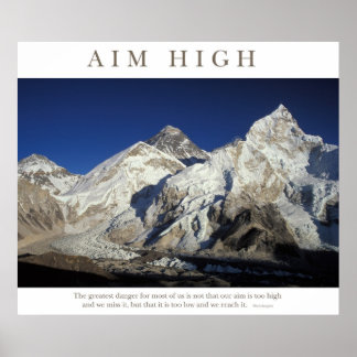 Aim High Poster