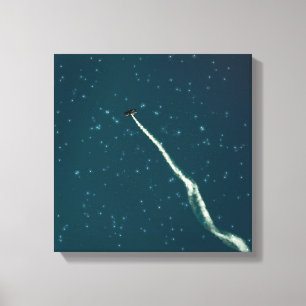 Aim towards stars canvas print