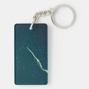 Aim towards stars keychain