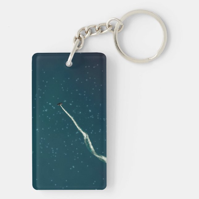 Aim towards stars keychain (Back)