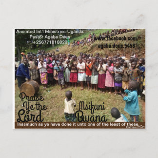 AIM-Uganda Praise Ye the Lord Postcard