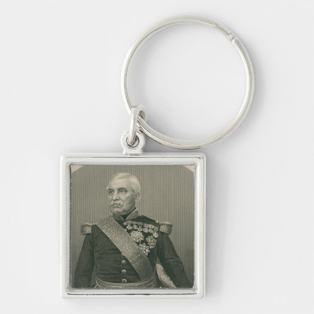 Aimable Jean Jacques Pelissier  Duc de Malakof Keychain (Front)