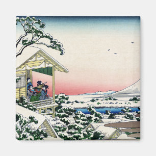 Aimant 礫 川 雪 旦, 北 斎 Voir le mont Fuji de Koishikawa, Hoku