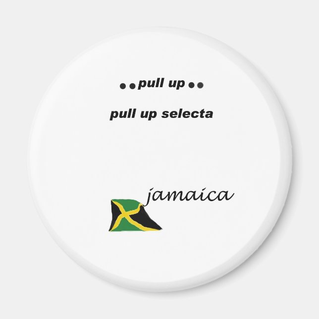 Aimant 03w Jamaïque Tirez la sélection vers le haut (Devant)