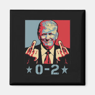 Aimant 0 2 Drôle Trump 2024 Trump 2024 Gagne Victoire Vai