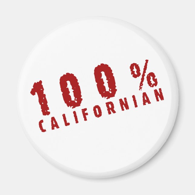 Aimant 100 californien (Devant)