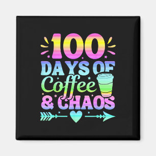 Aimant 100 Jours De Café Et Chaos 100E Jour D'École