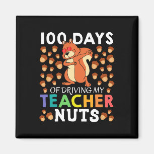 Aimant 100 Jours De Conduite Mon Enseignant Nuts Amusant