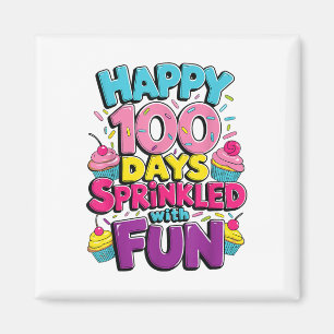 Aimant 100 Jours De Cupcake Fun 100E Jour De