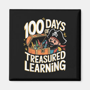 Aimant 100 Jours De Garçons D'École Enseignant 100ème Jou