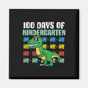 Aimant 100 Jours De Maternelle Trex Dinosaur 100E Jour S