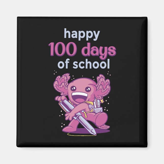 Aimant 100 jours d'école (Devant)