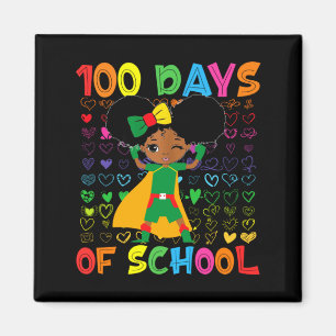 Aimant 100 Jours D'école Et Mois De L'histoire Africaine