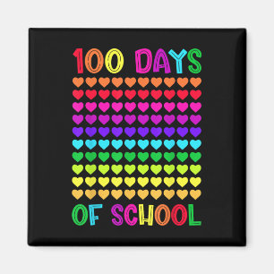 Aimant 100 Jours D'École Et Toujours Aimer Il Coeur 10