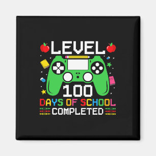 Aimant 100 Jours D'École Terminé Jeu Jouer Garçon