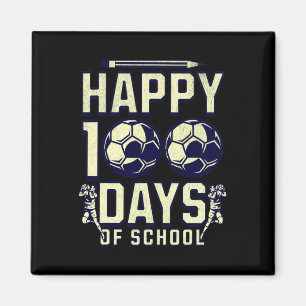 Aimant 100 Jours D'Enseignant Soccer 100E Jour Pour Bo