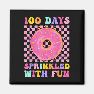 Aimant 100 Jours Saupoudrés De Fun Donut 100E Jour De Sch