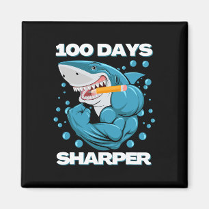 Aimant 100 Jours Sharper Shark Plaisir 100 Jours D'École