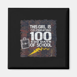 Aimant 100E Jour Amusant Tenue Pour Les Filles 100 Jours 