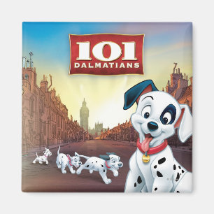 Aimant 101 patchs dalmatiens agitent sa queue