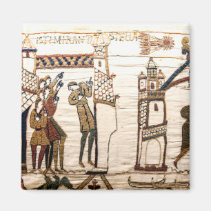 Aimant 1066, la comète a été vue en Angleterre un femme