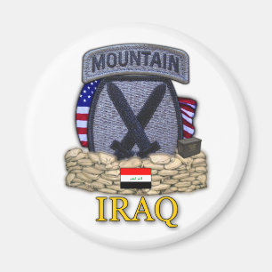 Aimant 10e division de montagne anciens combattants irak