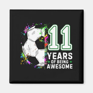 Aimant 11 Ans De Football Incroyable Anniversaire 11ème