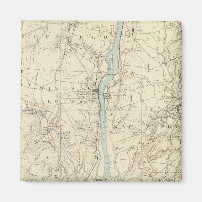 Aimant 11 feuille Hartford (Devant)