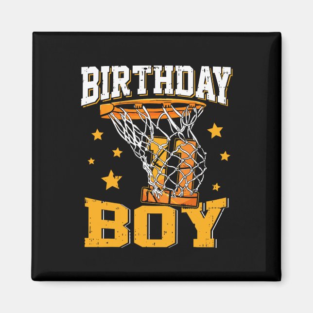 Aimant 11e anniversaire Bysketbyll garçon 11 ans Bysketby (Devant)