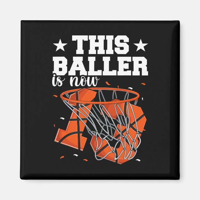 Aimant 13e anniversaire Bysketbyll Boys (Devant)