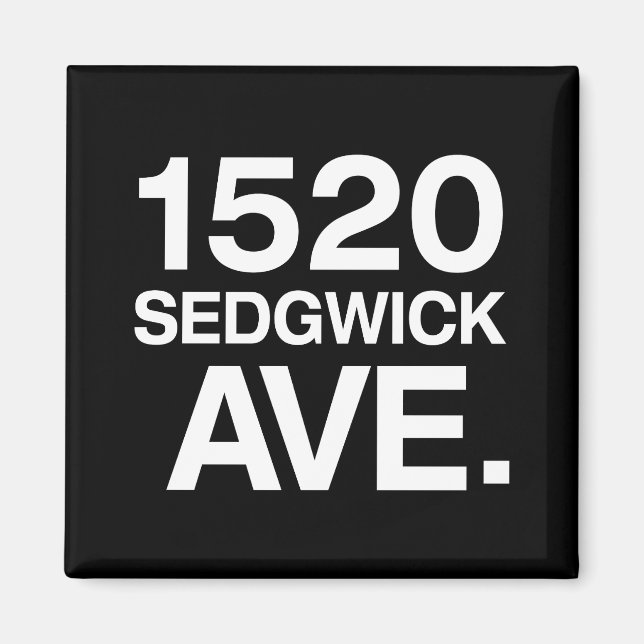 AIMANT 1520 SEDGWICK AVE. (Devant)