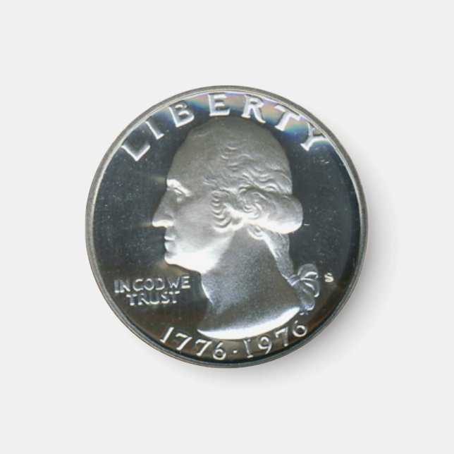 Aimant 1776-1976 Bicentennial Drummer Quarter Dollar (Devant)