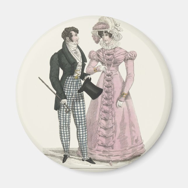 Aimant 1823 Antique Mariage Homme Femme Mode (Devant)