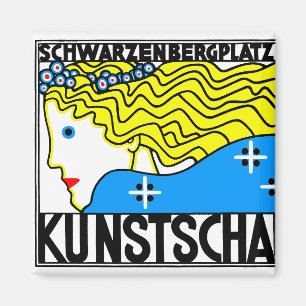 Aimant 1908 Vienne Art Nouveau Salon Art Nouveau Maiden