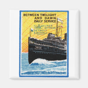 Aimant 1910 Détroit à Buffalo Steamship