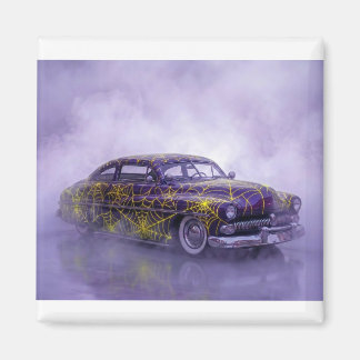 Aimant 1950 Mercure Violet Avec Toile d'Araignée