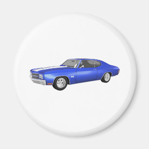 Aimant 1970 Chevelle SS: Fin bleue :