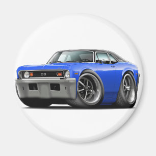 Aimant 1973-1974 Top bleu-noir
