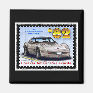 Aimant 1982 Edition spéciale Corvette