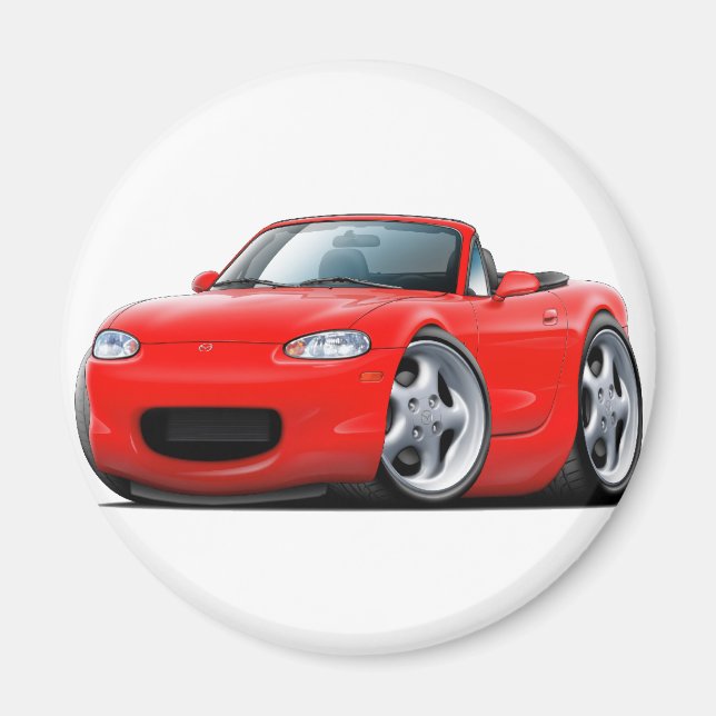 Aimant 1999-05 Miata Red Car (Devant)