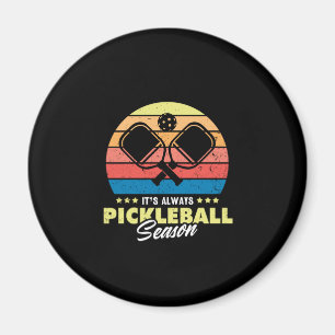 Aimant 19.Sa Saison Toujours Pickleball