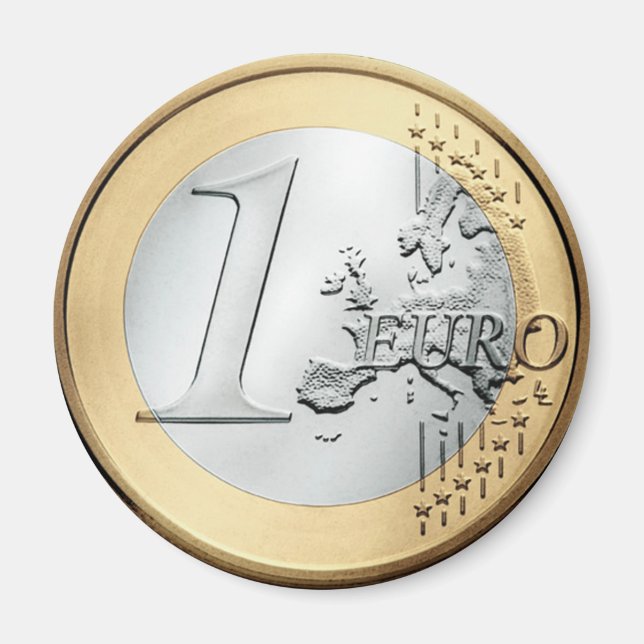Aimant 1 euro pièce (Devant)