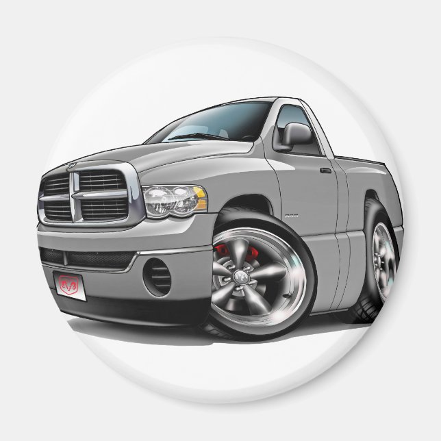 Aimant 2003-08 Dodge Ram Silver Truck (Devant)
