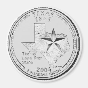 Aimant 2004 de quart d'état du Texas