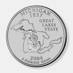 Aimant 2004 quart d'État du Michigan